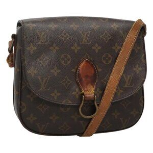 Authentic LOUIS VUITTON Monogram Saint Cloud GM Shoulder Bag M51242 LV